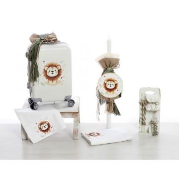 Bellissimo Σετ Βάπτισης για Αγόρι με θέμα Λιονταράκι ΣΔΣ-2505 Bellissimo Σετ Βάπτισης για Αγόρι με θέμα Λιονταράκι ΣΔΣ-2505